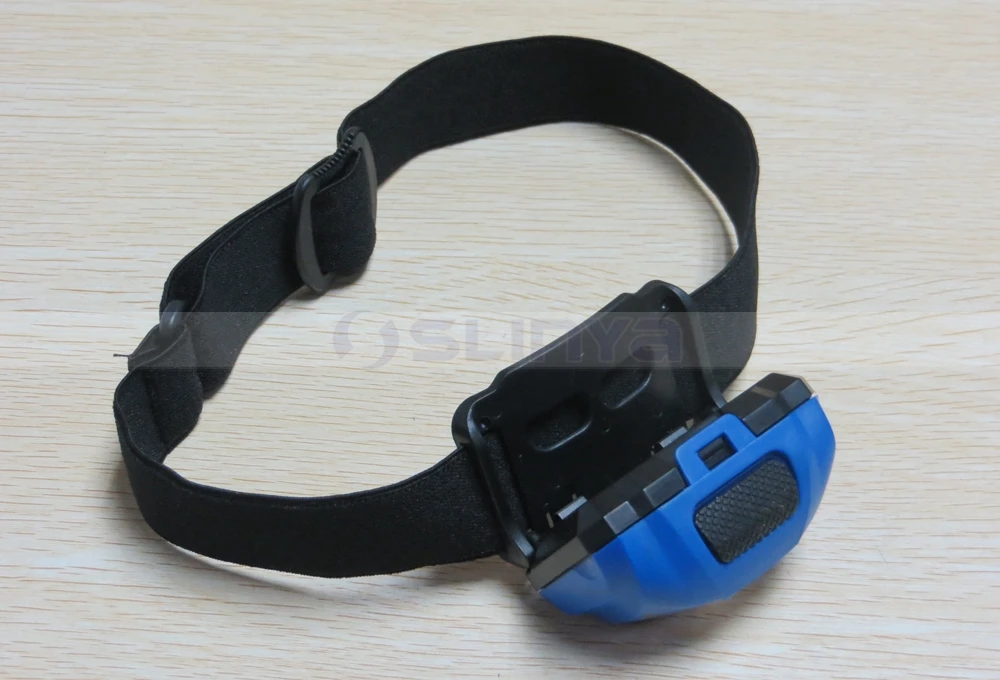 Rechargeable T6  LED Headlamp Waterproof Miner Headlight with 2 Red Warning LED