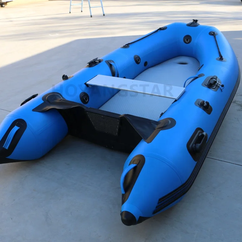 HYPALON or PVC rubber boat inflatable air deck floor boat