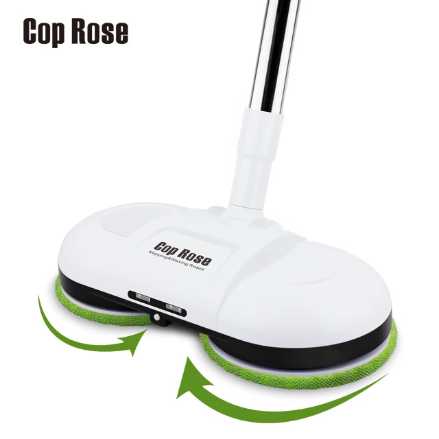 Telescopic Cordless/Wireless Electric Floor Mop&Waxer, Cordless/Wireless Vacuum Cleaner, Mopping Robot Cop Rose F528A