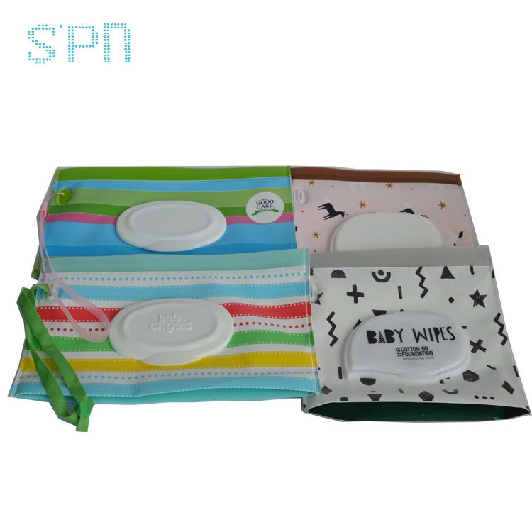 
Organic Printed Pouch Alcohol-Free Baby Sanitizing bag wet Wipes antibacterial wet tissue oem baby wipes 