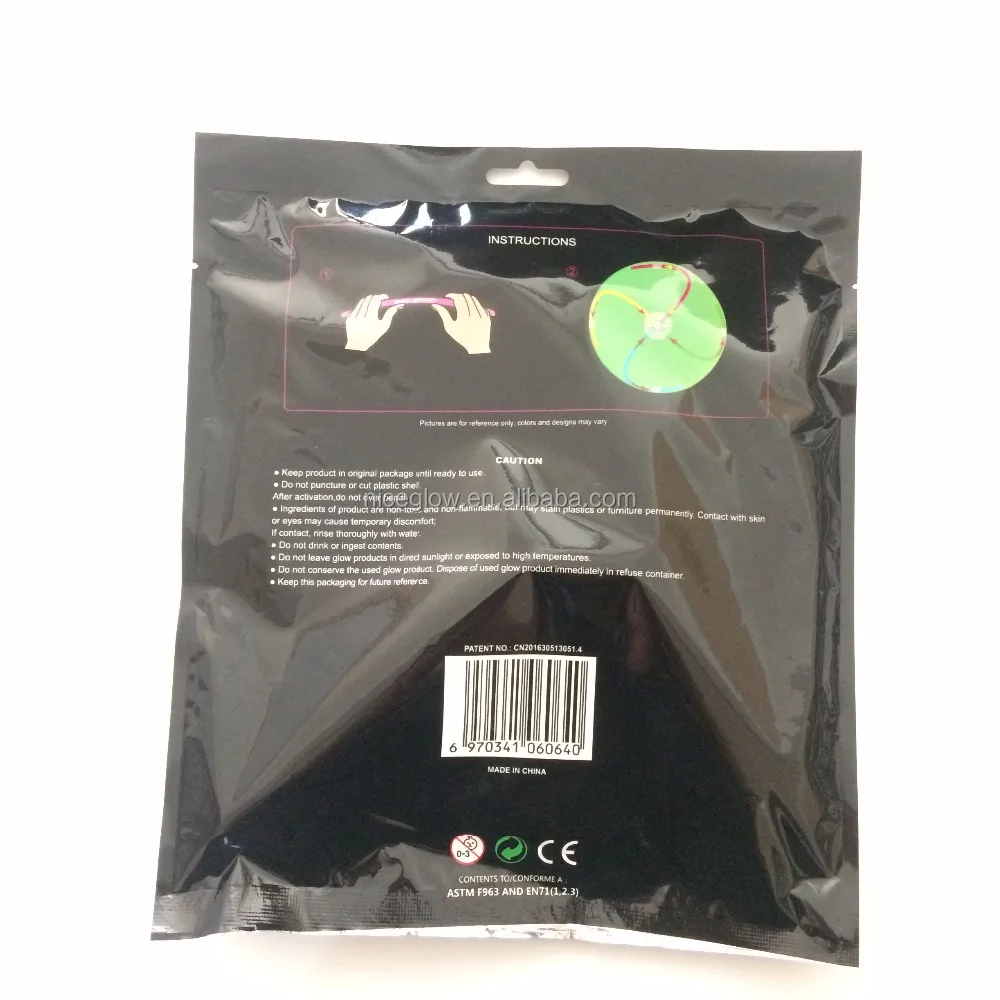 
Color Glow in Dark Light Flying Disc Party Favor 