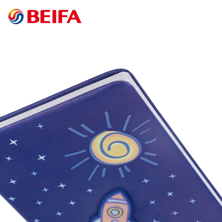Бренд Beifa BPN520 оптовая продажа школьный блокнот с покрытием из искусственной кожи синего цвета дневник бумажный