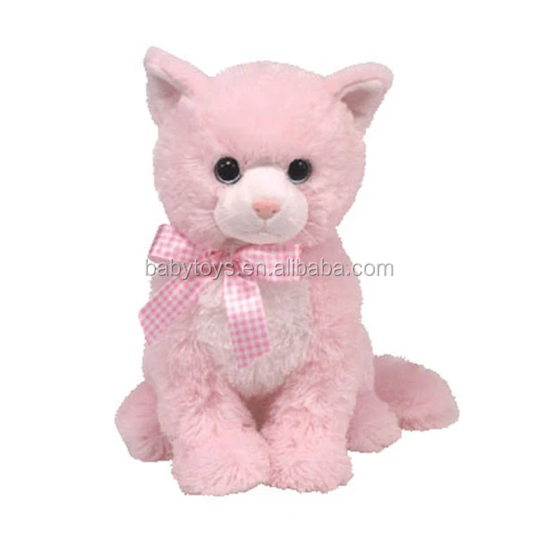 Cute cat stuffed plush animal toy soft cuddle cat toy for kids gift