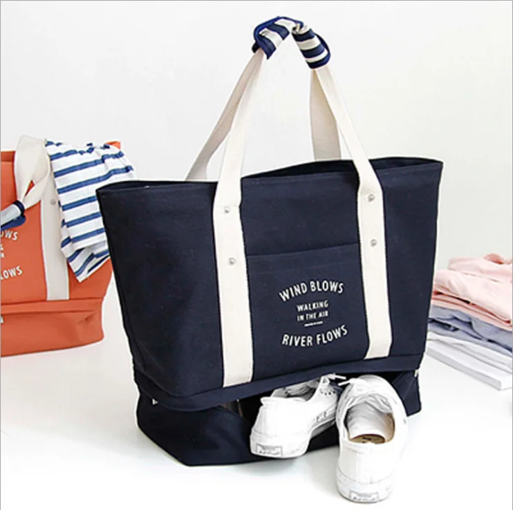 Canvas clothing shoes storage bag mummy bag