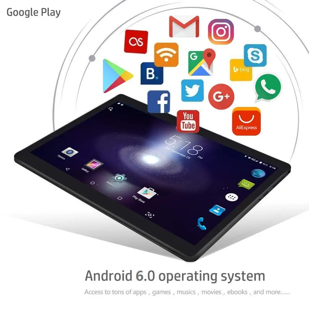 
10 INCH tablet Google Quad Core Android 4.4 Super Smart Tablet /wifi/3g LTE ,Ram2gb Rom 32gb android tablet pc 
