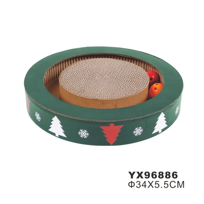 Best design cat scratcher corrugated cardboard bed