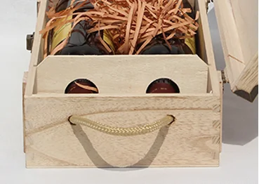 Custom size wood wine box
