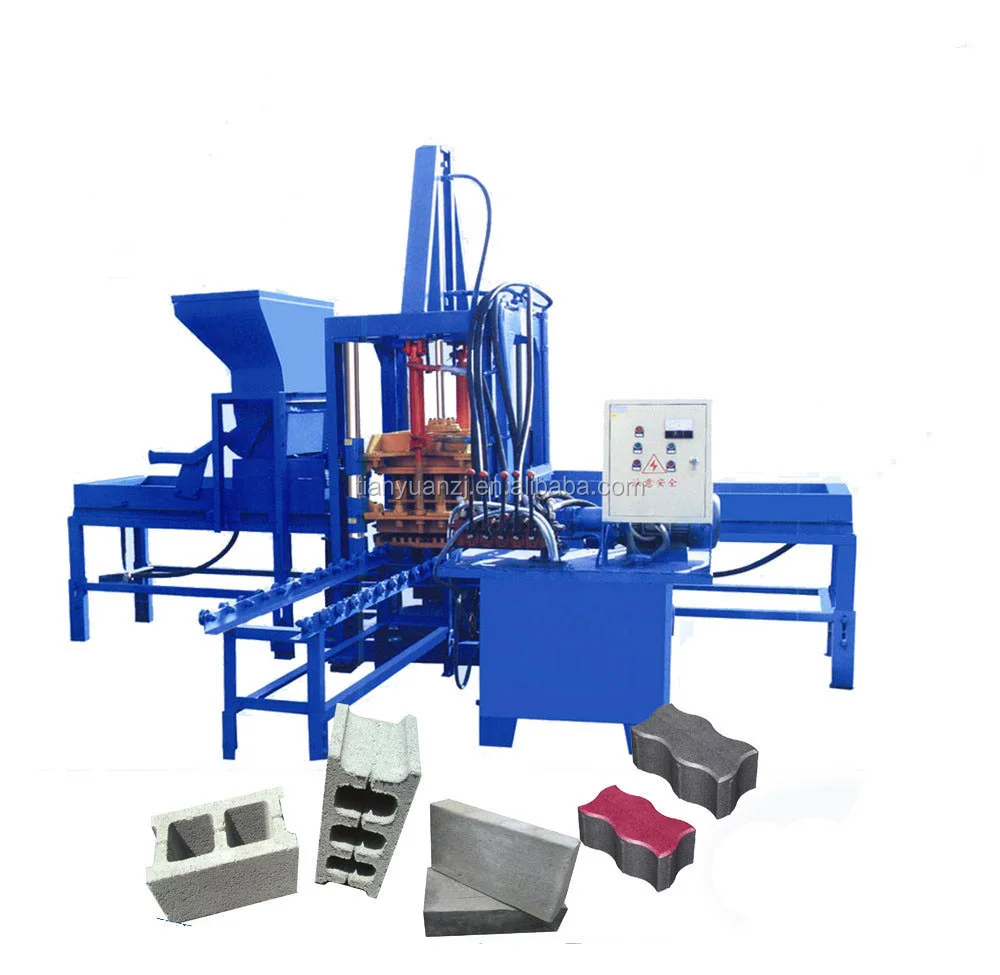 hollow paving block machine/concrete paver manufacturer QTY3-20 hydraulic brick press