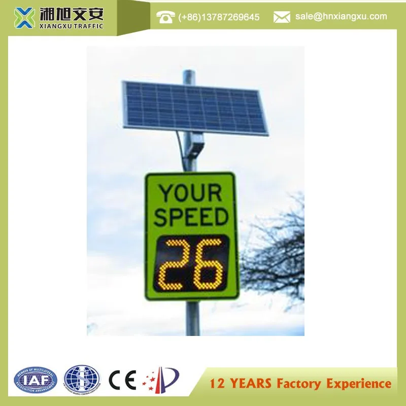 Factory price car speed radar detector cheap radar speed sign