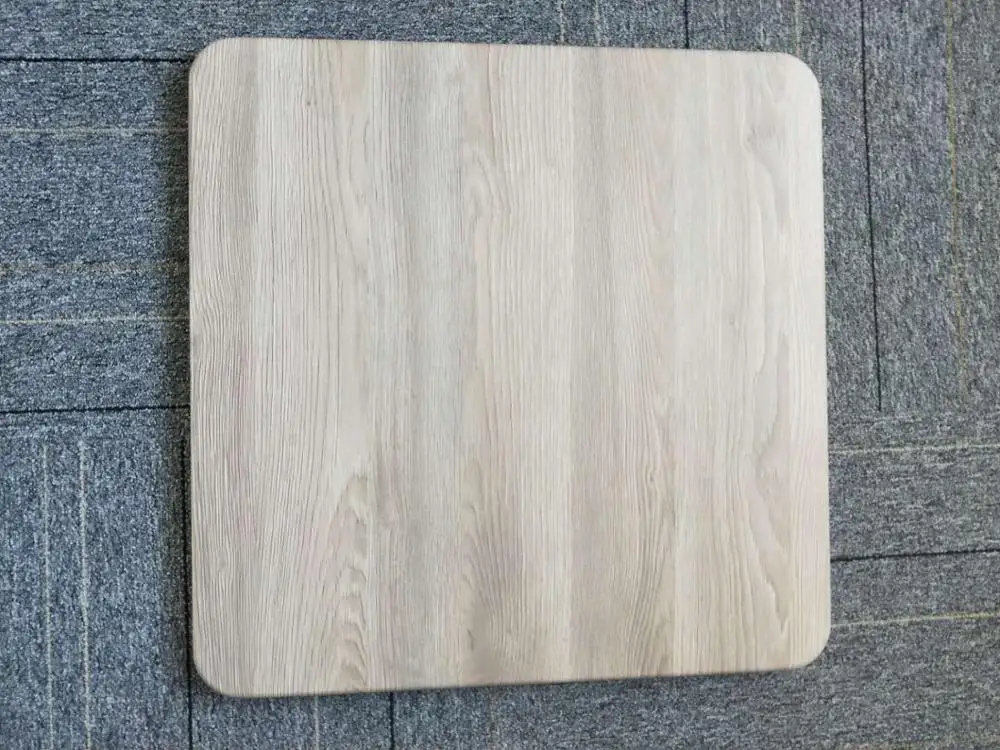 Solid Wood Table Top High Quality Restaurant Dining Room Table Dinning Room Home Furniture Wooden Modern Rectangle or Round