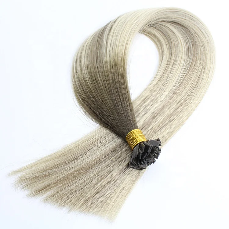 Prebonded Hair Double Drawn Human Hair U tip/Flat tip/I tip Hair Extensions Wholesale Italian Keratin Flat Tip Hair