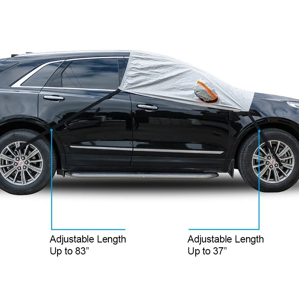 Wholesale Separate Rear Mirror Cover Design Car Windshield Snow Covers