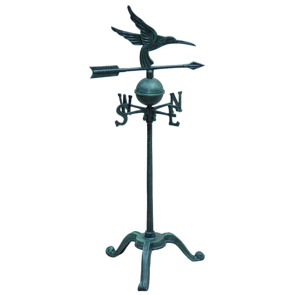 Garden cast aluminum rooster wind vane supplier