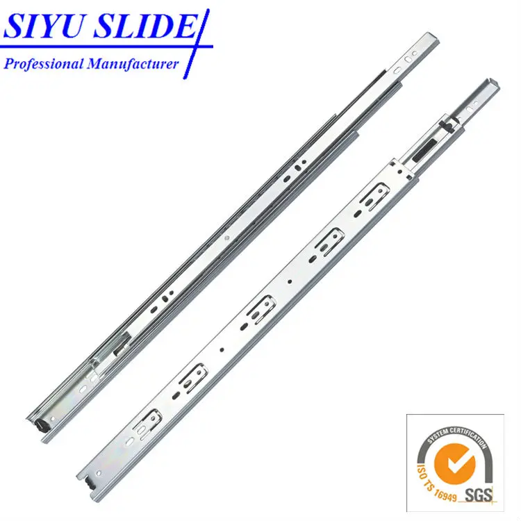 37 mm Ball Bearing Full Extension Plastic Slide - 16 inches