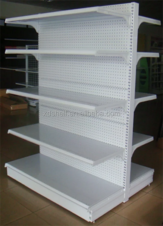 Wholesale Grocery Other Store & Supermarket Equipment Metallic Supermarket Rack Supermarket Shelf Display