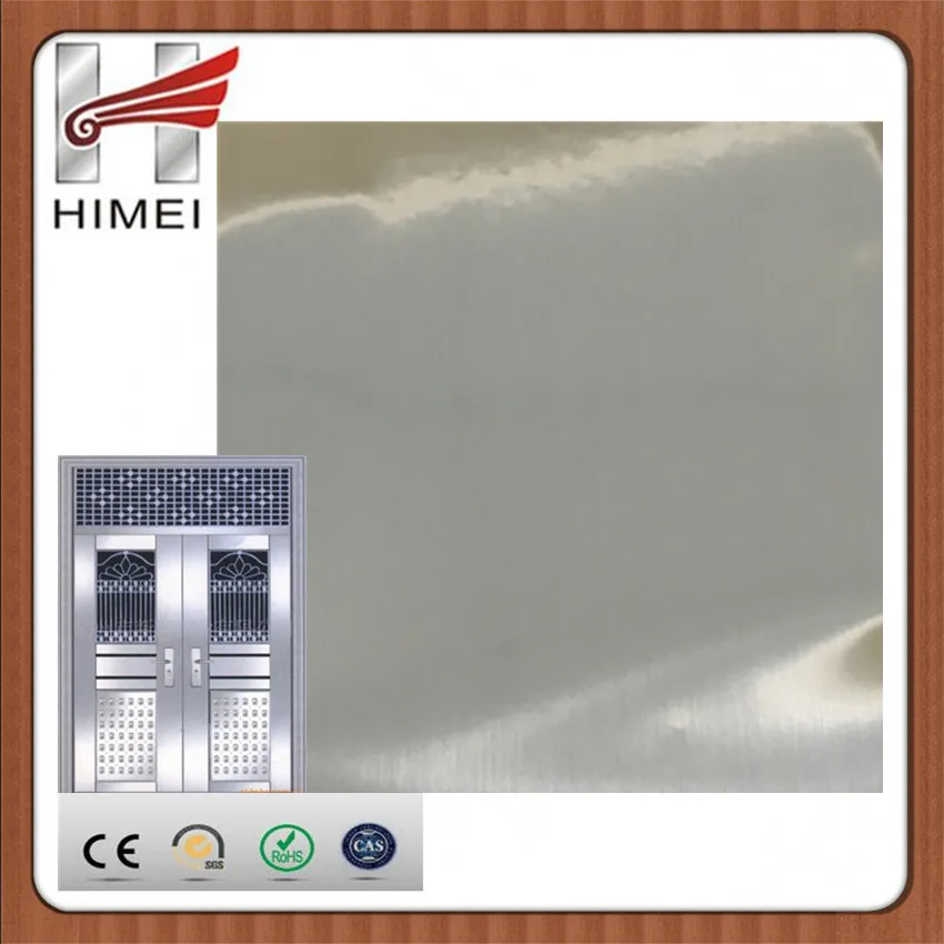 Metal Brushed Plasticized Galvanized Steel Coil for Door