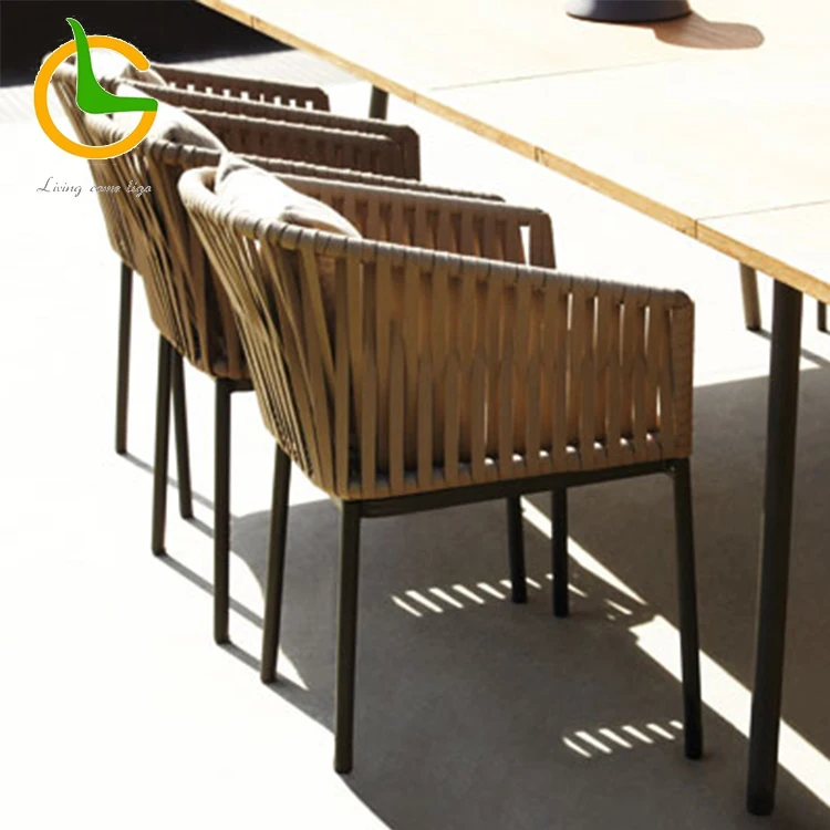 
LIGO hot sale modern french kitchen restaurant dinning aluminum outdoor garden dinning set 