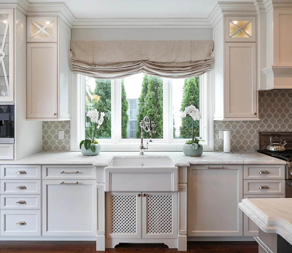 L shape modular kitchen designs from China kitchen cabinet factory design kitchen