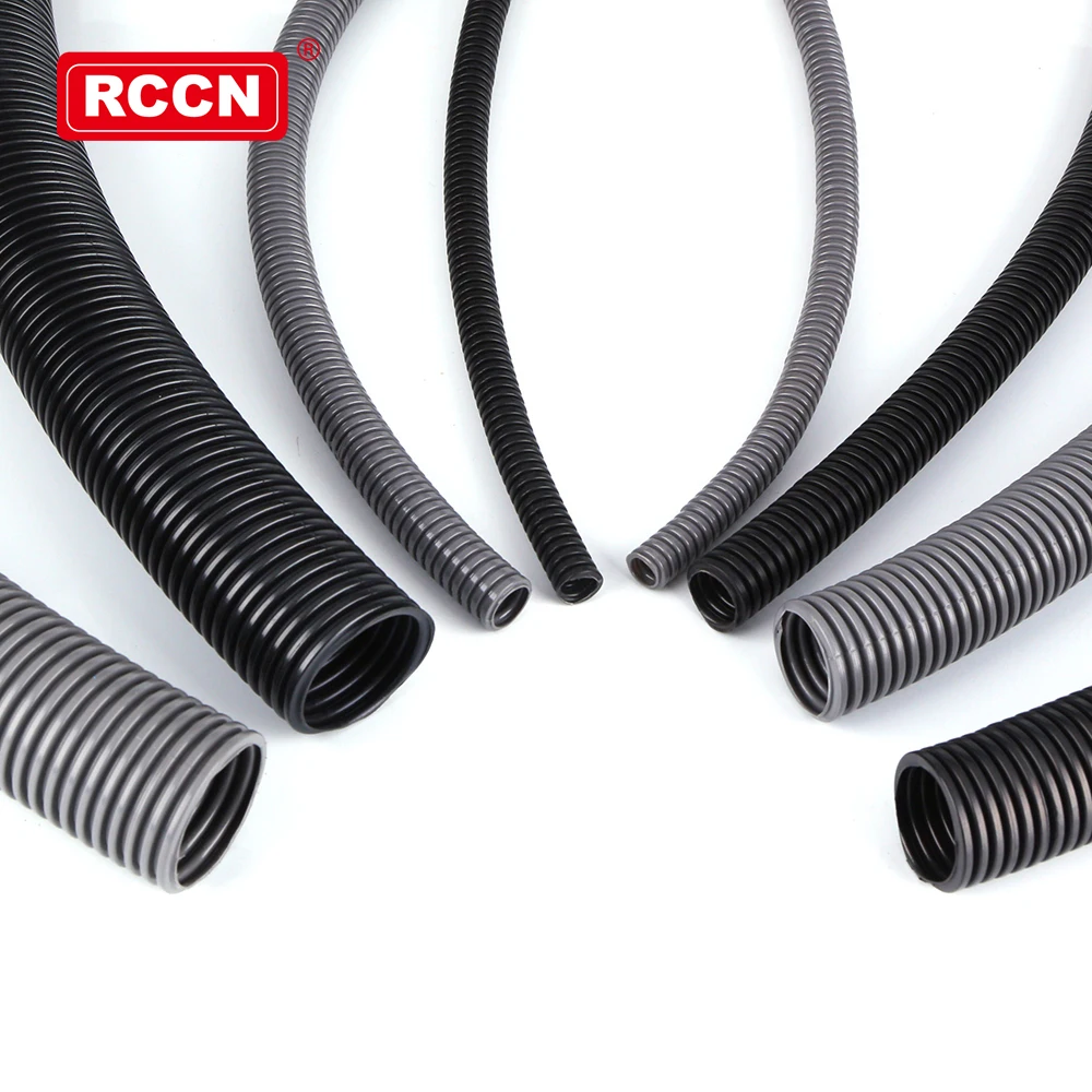 
High Quality Pvc Slotted Flexible Corrugated Electrical Conduit Pipe 