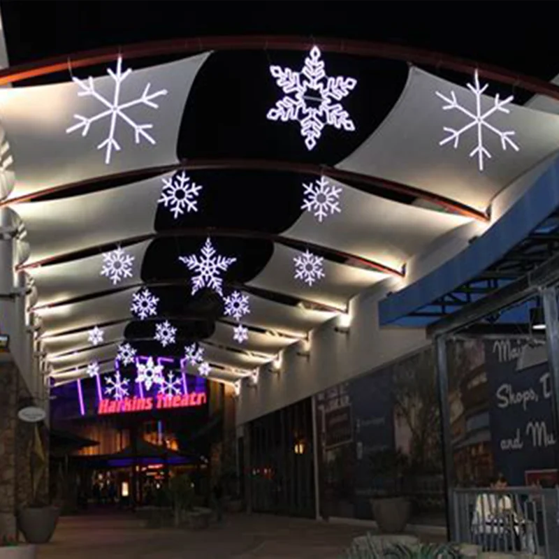 Outdoor LED Large Christmas Motif Across Street Lights for City Commercial Xmas Decoration