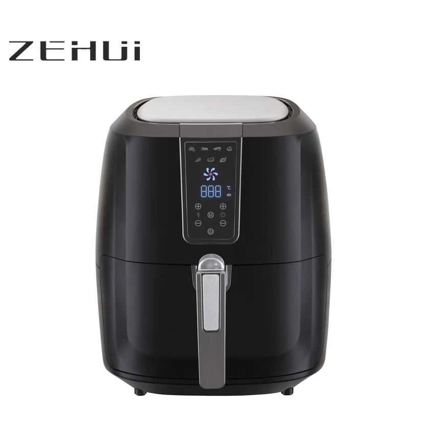 1800-Watt Programmable Base 7 Cooking Presets LED Touch Screen Dishwasher Safe Nonstick Air Convection Fryer