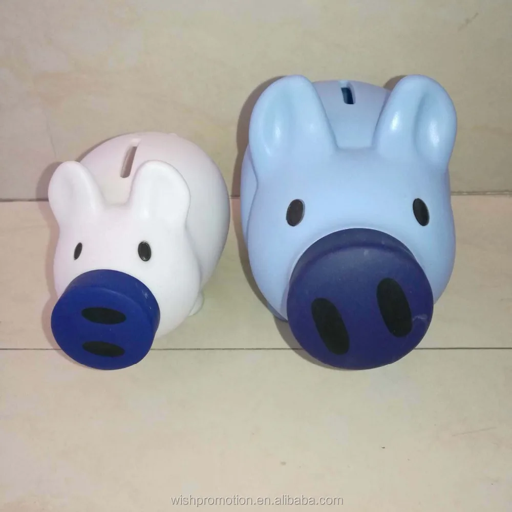 PVC piggy bank , plastic piggy bank
