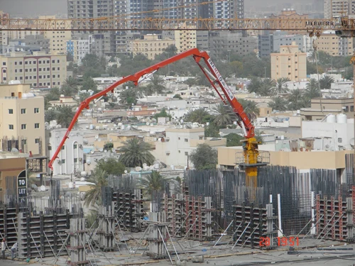 
HG28B: 28 meters concrete pump placing boom 4 section boom 