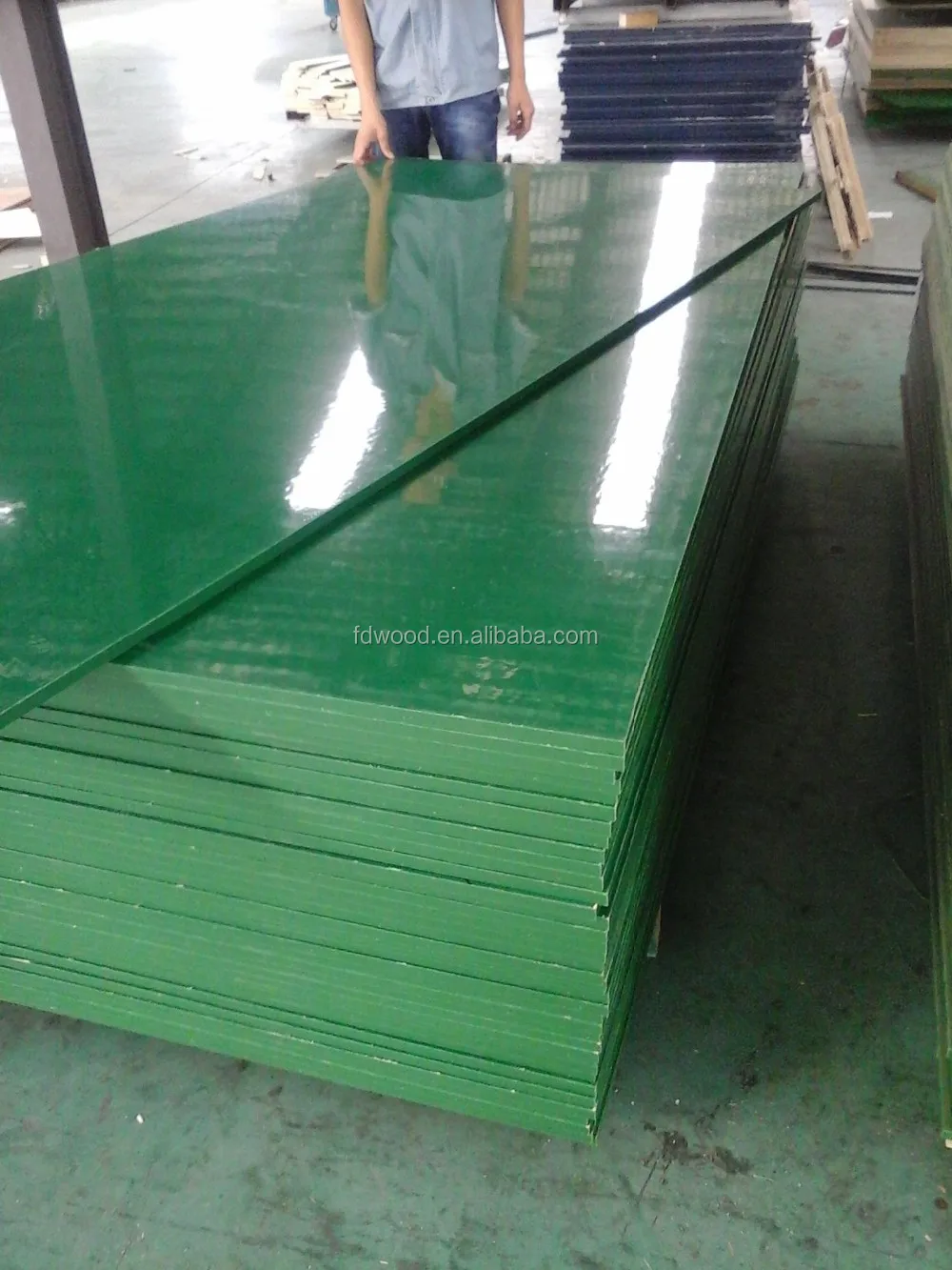
PVC Laminated plastic coated Waterproof plywood sheet 