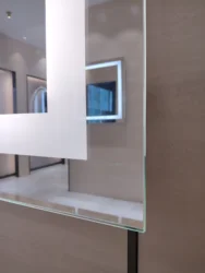 Hotel Decorative Big LED Wall Vanity Mirror With Lights