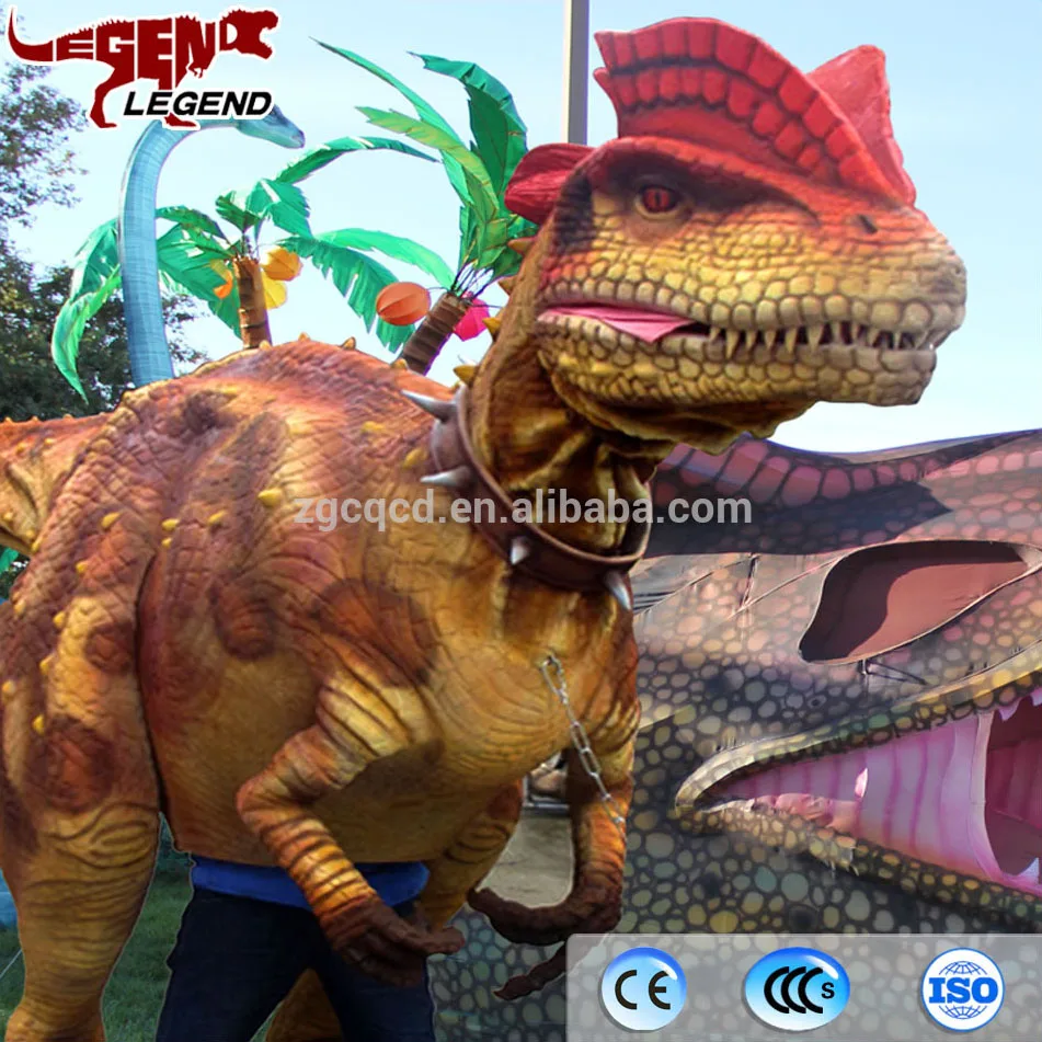 Attractive Realistic Life Size Dinosaur Costume for theme park