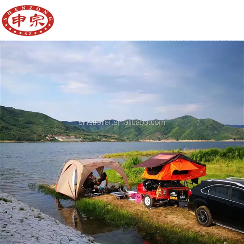 Маленький автомобильный прицеп для путешествий