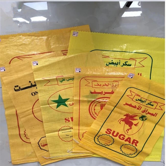 
5kg 10kg Yemen pp woven sugar bag / plastic sugar packaging bag 