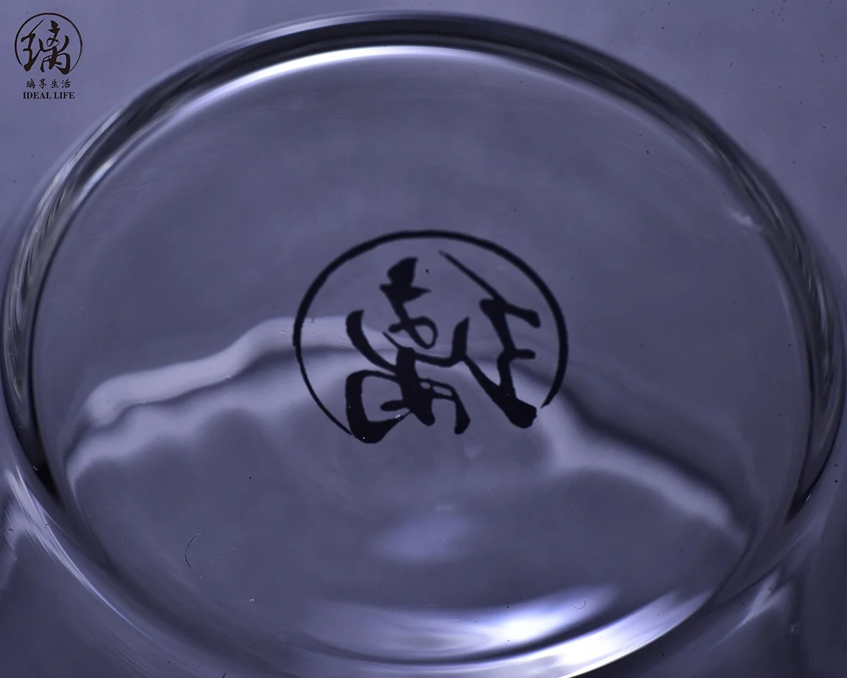 
Satisfactory after sale service cup and saucer transparent glassware 