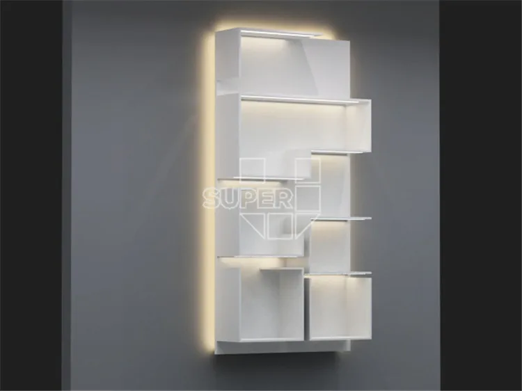 Wholesale New Fashion Wallet Display Stand Acrylic Glass Bag Wall Shelf Display Rack