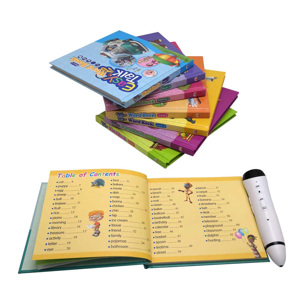 Preschool English Touch Talk Pen Educational Toys Learning English Vocabulary Words