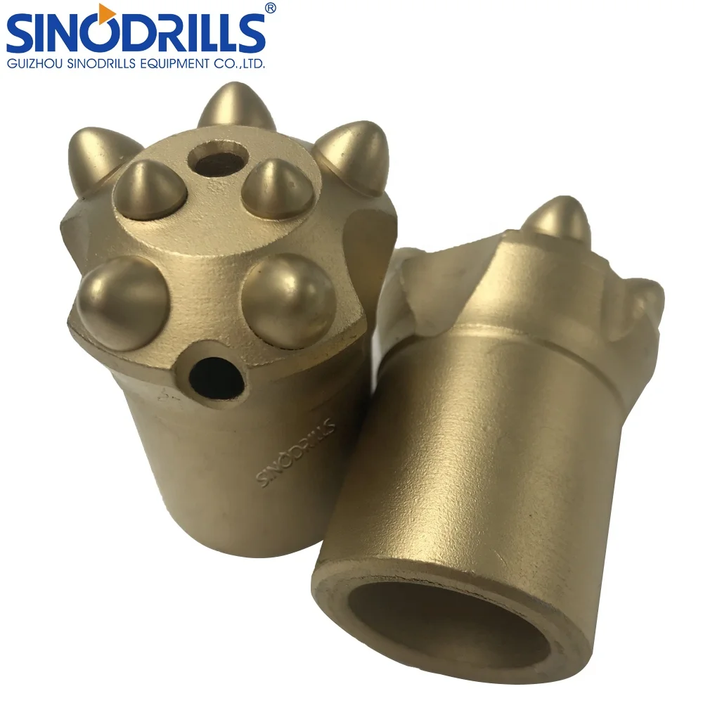 
Blasting Mining bit 32mm 34mm 36mm 38mm 40mm 41mm taper button bit for YT27 YT28 YT29 rock drill 