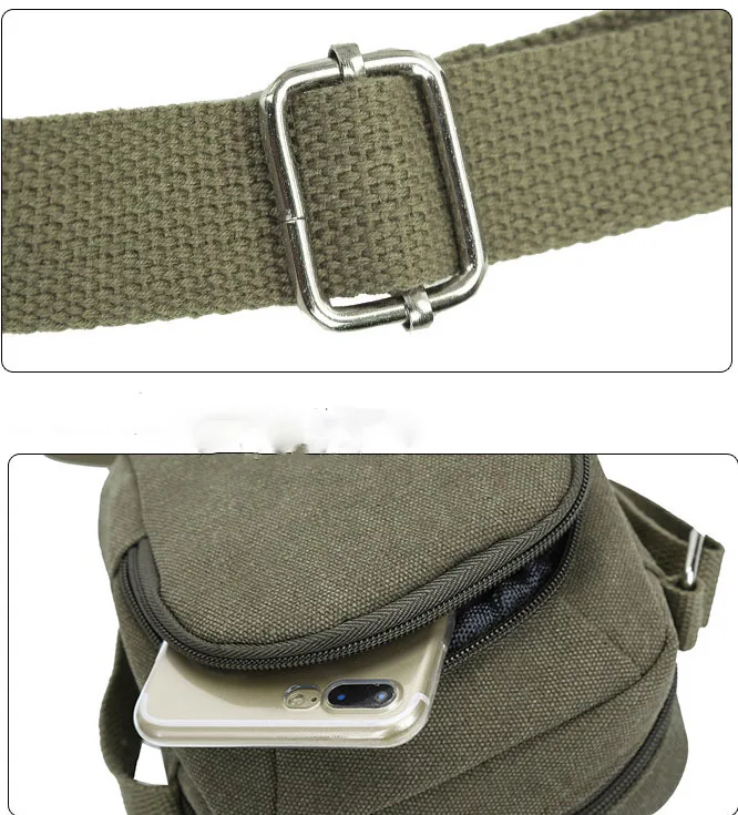 New Messenger Bag Canvas Shoulder Cross Body Bag for Men