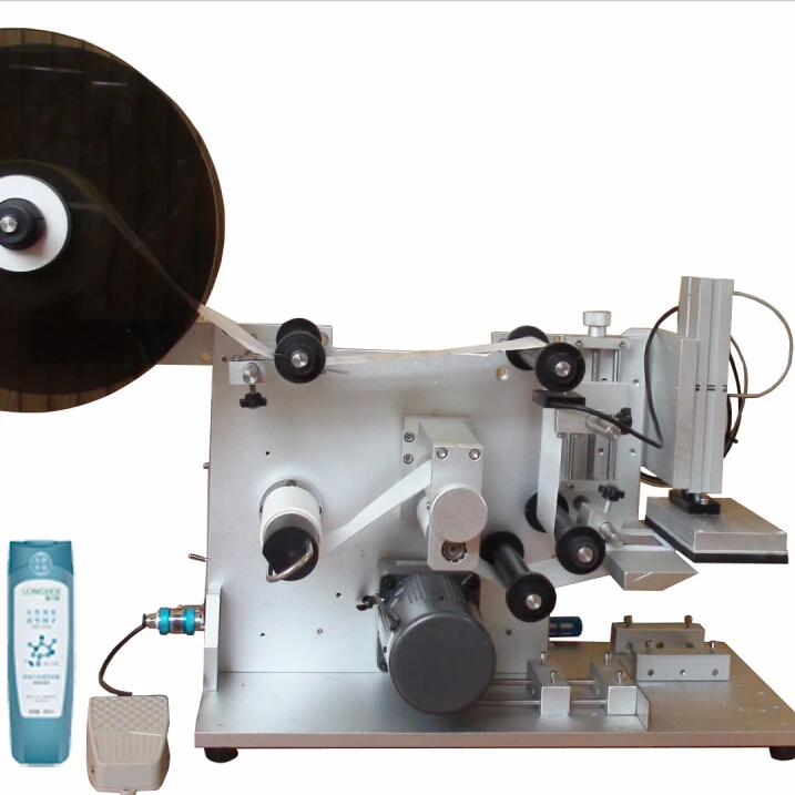 
Semi-automatic Square Bottle Sticker Labeling Machine 