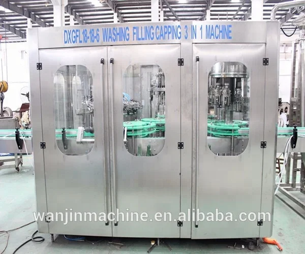 
Automatic soda water small soft drink carbonated beverage filling machine used 