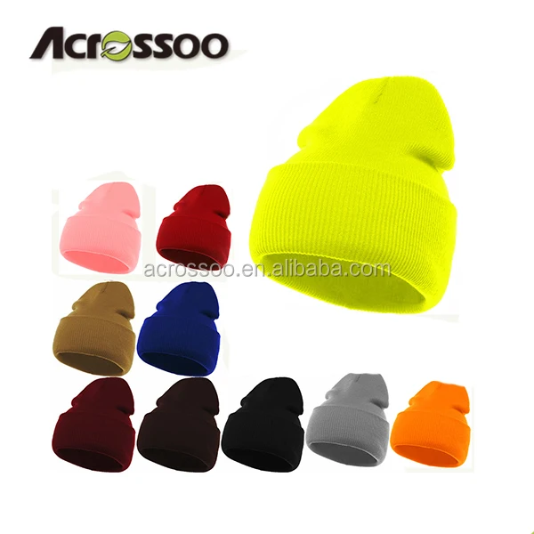 25 Different Color Blank Plain Ski Knit Skull Beanie