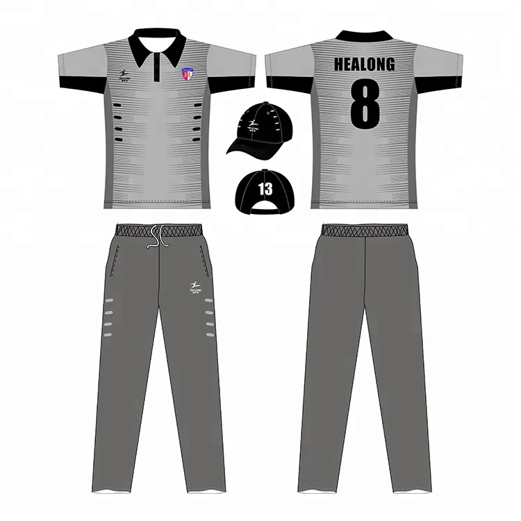 China Import Sublimation Cricket Jersey Wholesale Custom Cheap Cricket Uniform Set