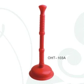 Цветной пластиковый поршень для унитаза с длинной ручкой