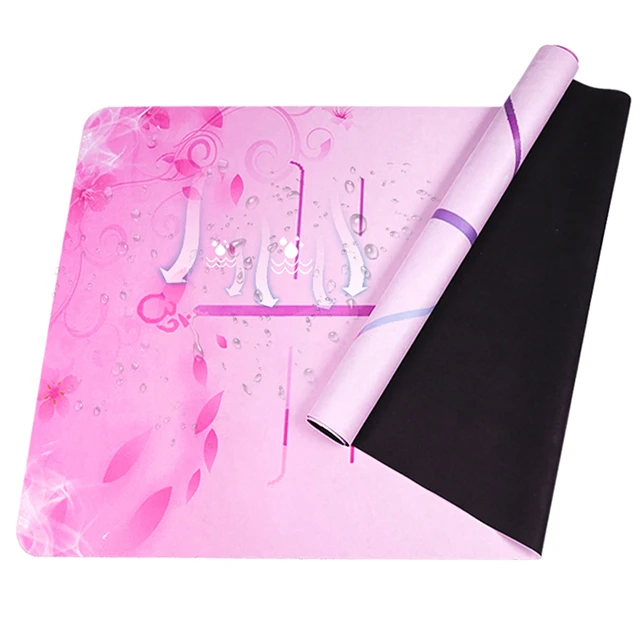 Factory Supplier eco friendly natural rubber yoga mat custom print customized printed high density mats with designs