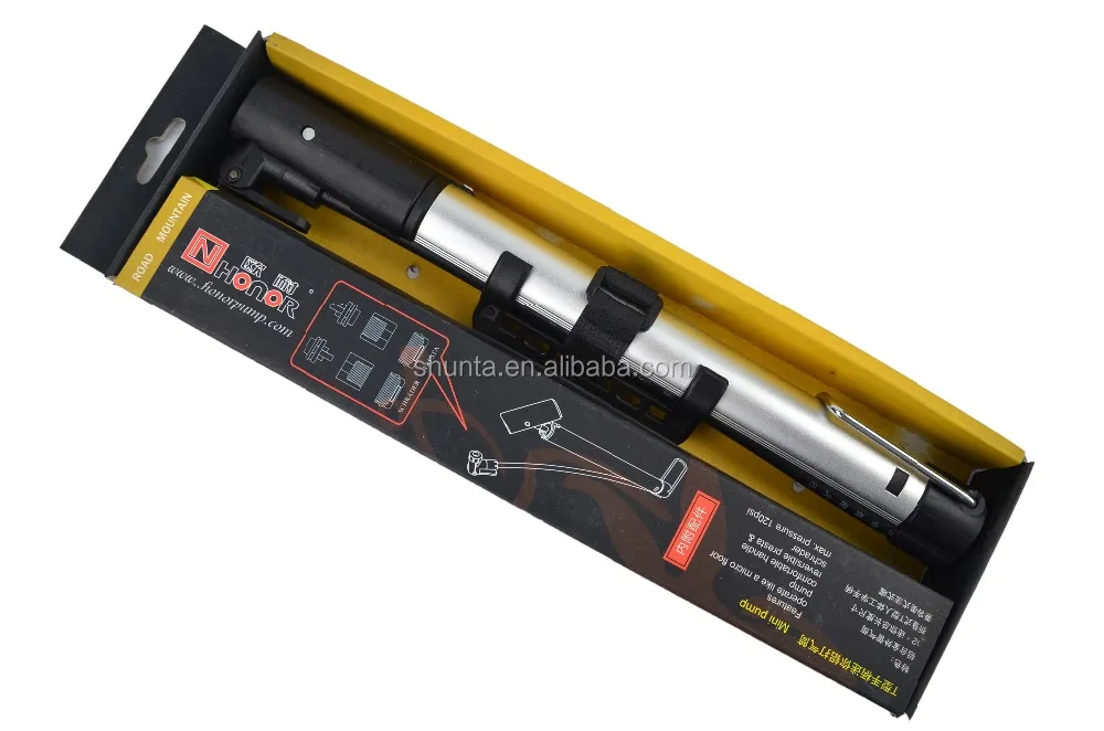 HONOR bicycle pumps MP3128 hot sale high quality fashionable durable lightweight bicycle pumps