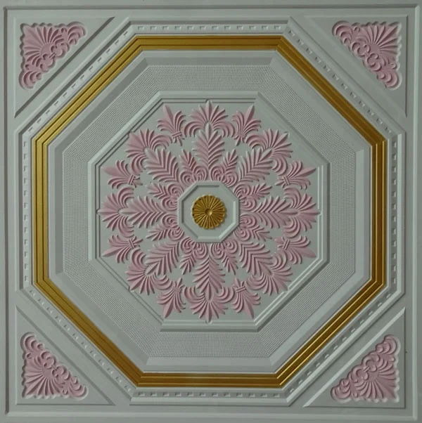 60*60cm decorative gypsum board false ceiling designs for bedroom