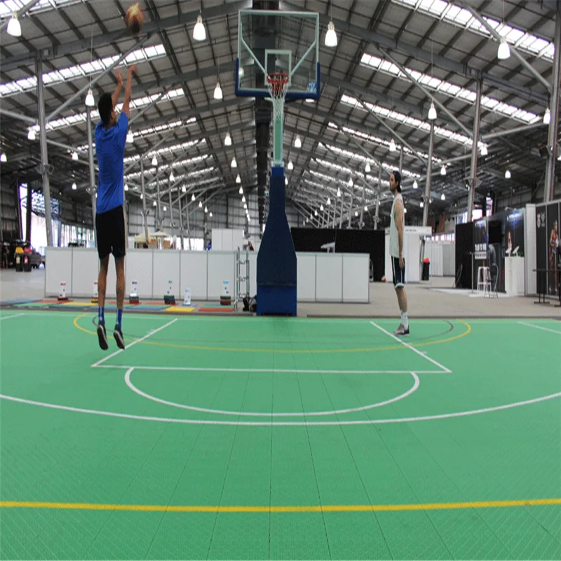 sports flooring plastic floor mat tiles Indoor futsal Court