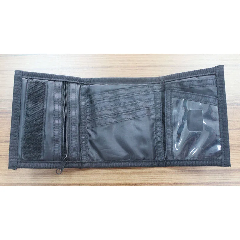 waterproof logo sport wallet, boy sport light  tri-fold wallet, card and cash cheap bag