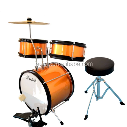 Shine orange drumset for children