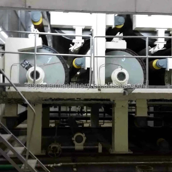 enviromental 3200mm type fourdrinier wire artificial stone roll for paper making machine in china