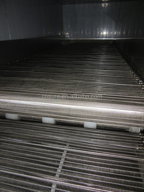 Fluidized Bed IQF Tunnel Freezer